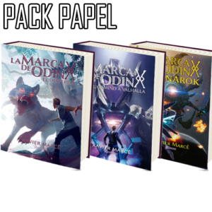 Pack Coleccionista Trilogía de La marca de Odín en papel. Incluye El despertar, El camino a Valhalla y Ragnarok.