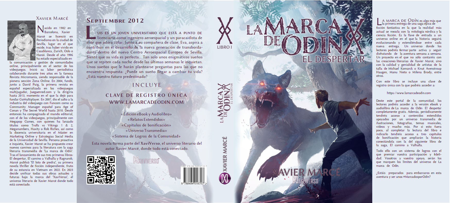 Diseño de cubierta de La marca de Odín: El despertar