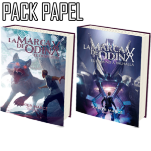 La marca de Odín: El despertar y El camino a Valhalla son los dos primeros libros de la saga que fusiona actualidad con mitología nórdica y ciencia ficción.