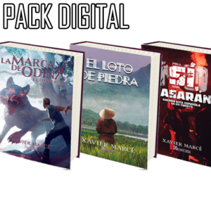 Pack digital de los libros de La marca de Odín: El despertar, El loto de piedra y Sí, pasarán. Guerra civil española en 24 tweets.
