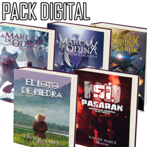 Pack Coleccionista digital de Los 5 libros del XaviVerso: Trilogía de La marca de Odín, El loto de piedra y Sí pasarán.