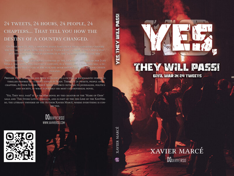 Yes, They Will Pass! Civil War in 24 tweets thriller book, ebook, audiobook.