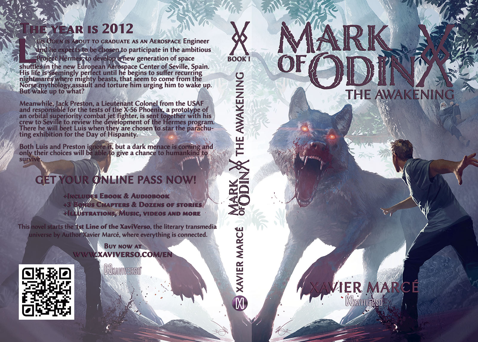 Mark of Odin: The Awakening paperback cover design