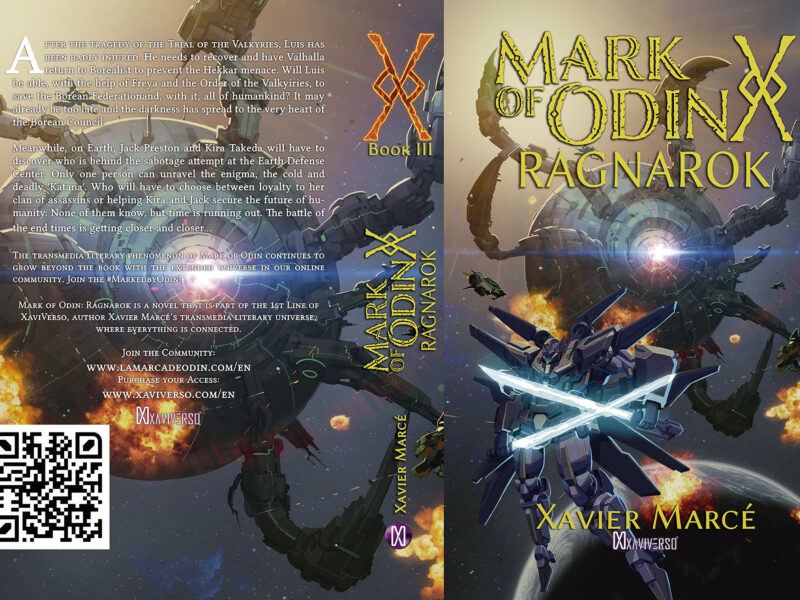 Mark of Odin: Ragnarok paperback cover design