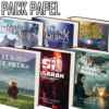Pack de los 6 libros del XaviVerso compuesto por La marca de Odín: El despertar, El camino a Valhalla, Ragnarok, El loto de piedra y Sí, pasarán. Guerra civil española en 24 tweets y En Tierras Raras