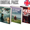 Dystopian Present book series pack including The Stone Lotus, Yes they will pass and In Rare Earths by Xavier Marce, book thrillers.
