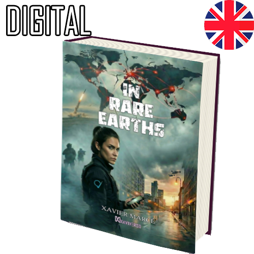 In Rare Earths - Digital Collector's Edition, book, thriller by Xavier Marce, Dystopian Present