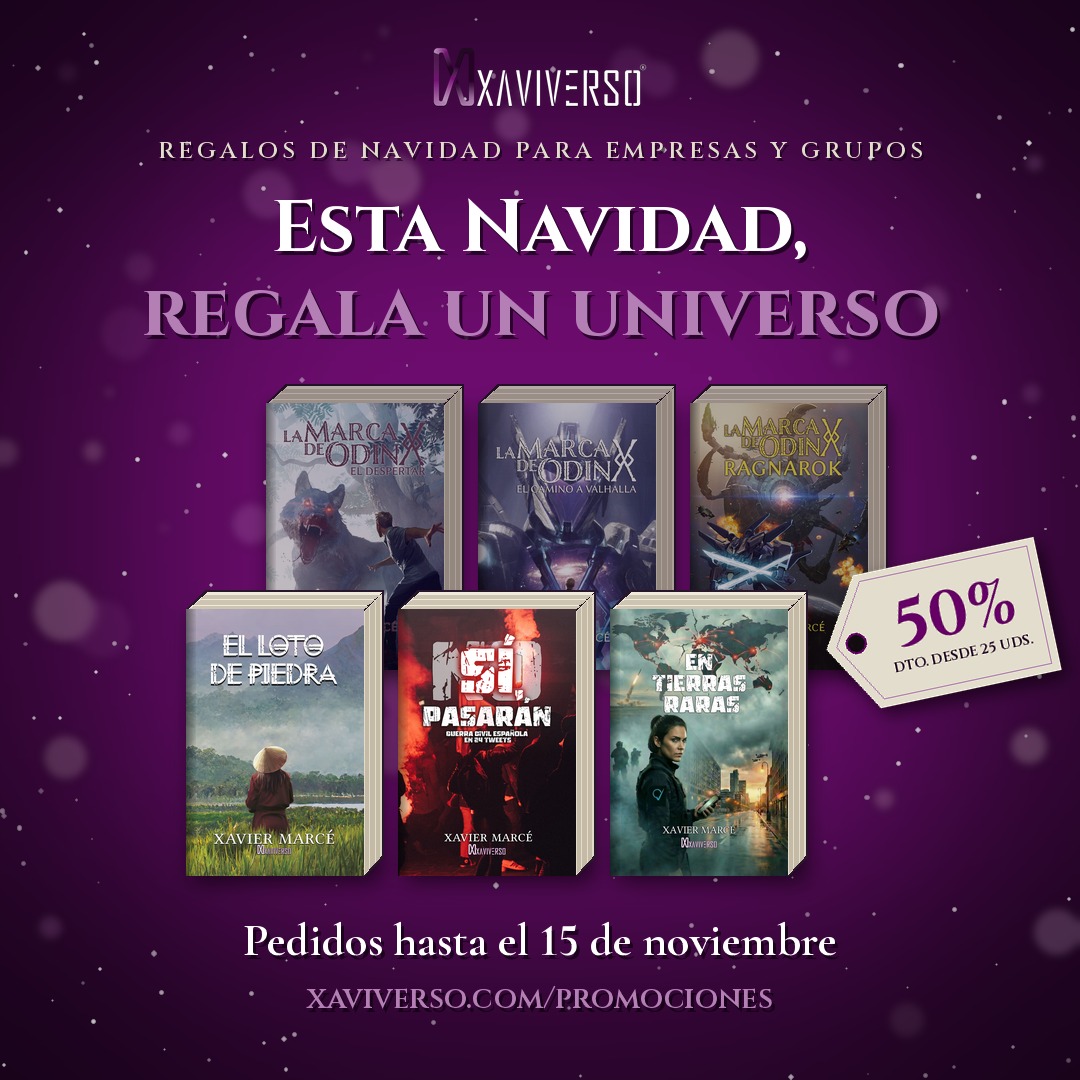 Promociones de Navidad de los libros del XaviVerso para grupos y empresas