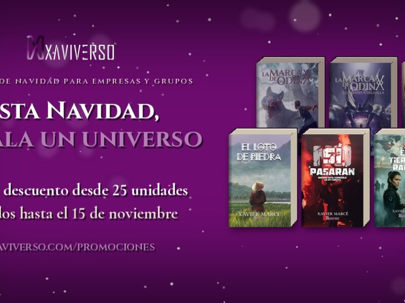 Promociones de Navidad de los libros del XaviVerso para grupos y empresas
